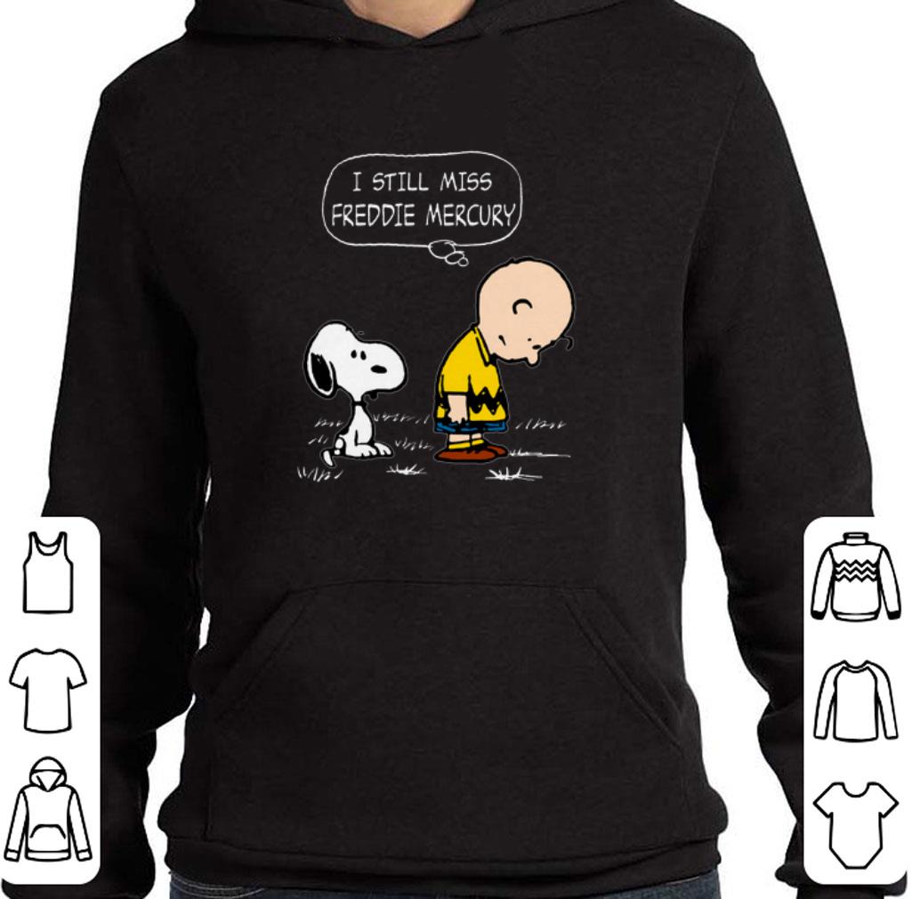 Pretty Snoopy Charlie Brown i still miss Freddie Mercury shirt
