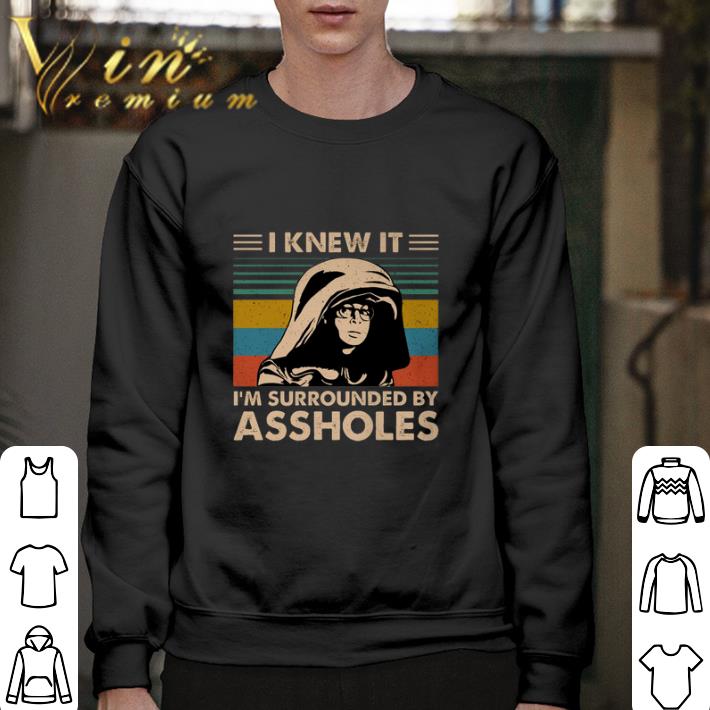 Top Dark Helmet I knew it i'm surrounded by assholes vintage shirt