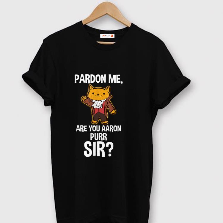 pardon me are you aaron purr sir