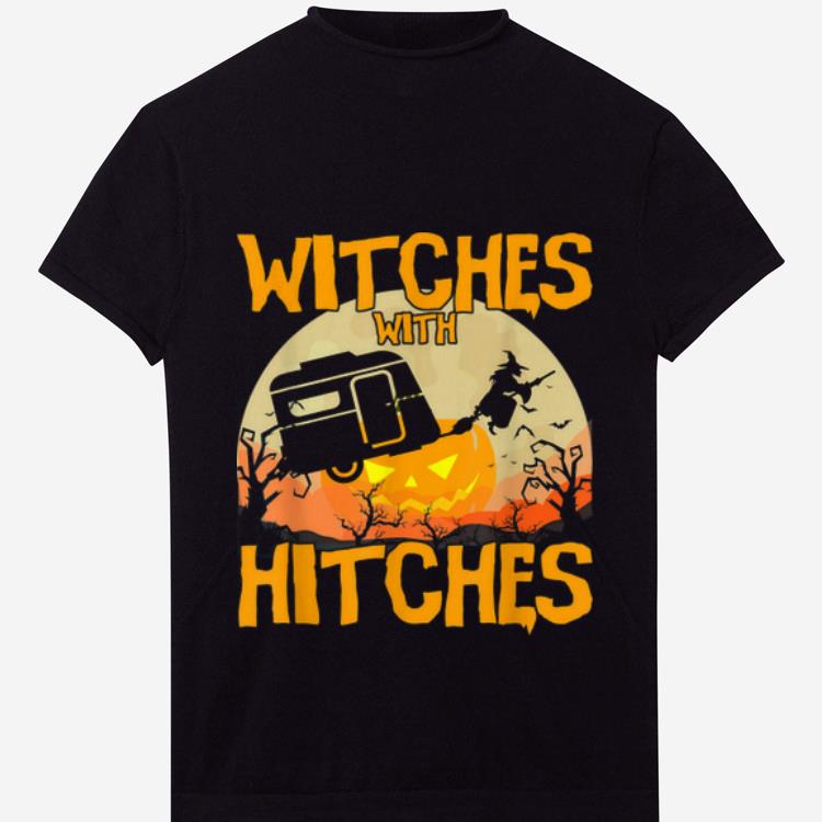 Top Witches with Hitches Halloween Camping Kids Gifts shirt