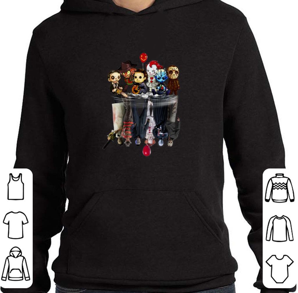 Awesome Chibi Horror Characters Reflection Horror movie characters shirt