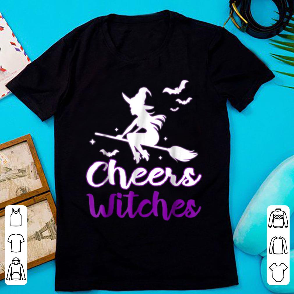 Nice Cheers Witches Halloween Funny Halloween Bat shirt