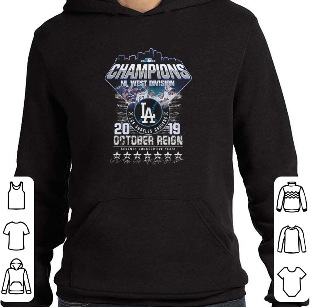 Premium Champions NL West Division Los Angeles Dodgers october reign shirt