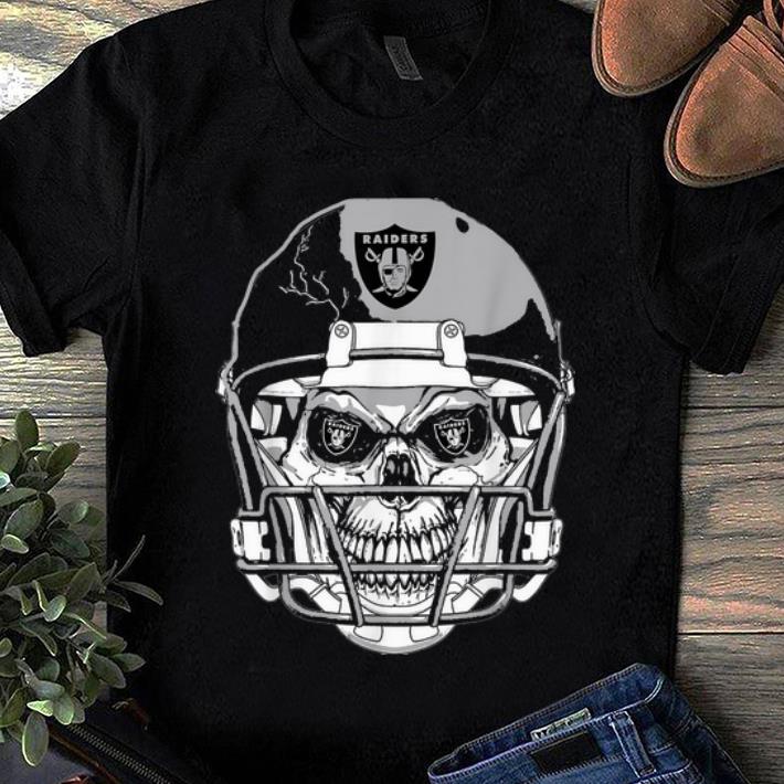 Premium Halloween Skull Helmet Skeleton Football Oakland Raiders shirt