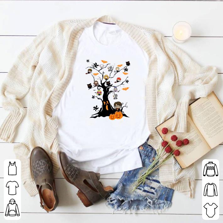 Premium Harry Potter pumpkin ghost boo on the tree Halloween shirt