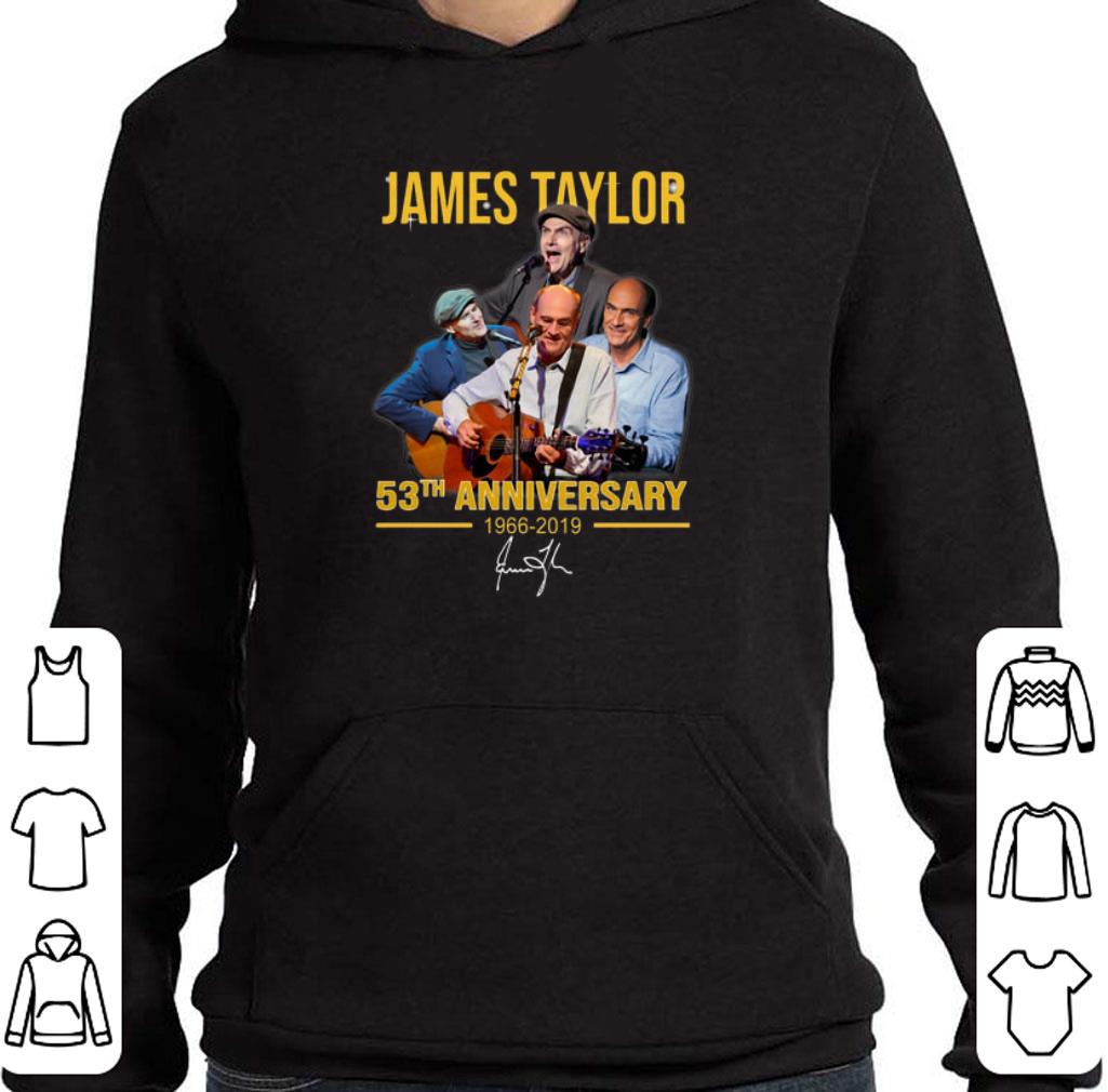 Premium James Taylor 53th anniversary 1966-2019 signature shirt