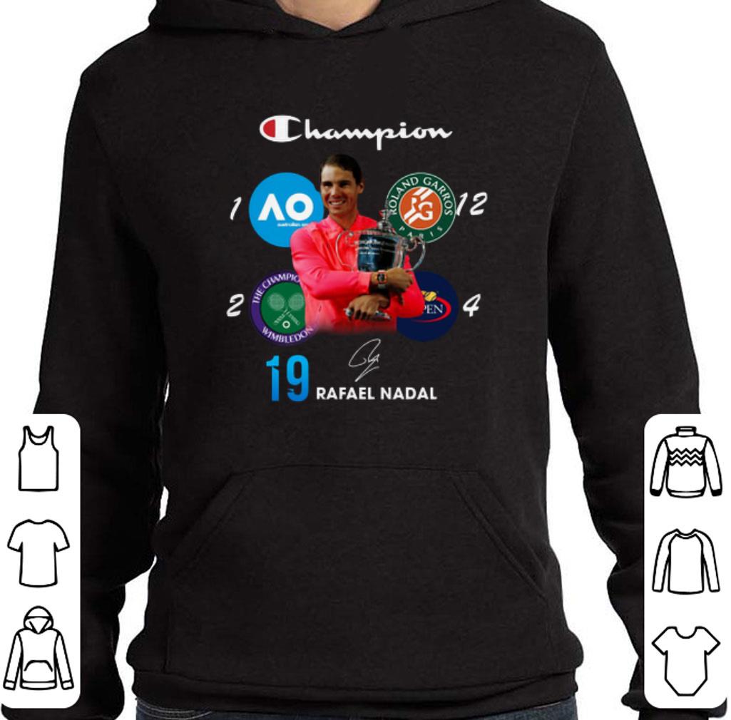 Top Champion Wimbledon Rafael Nadal 19 Roland Garros US Open shirt