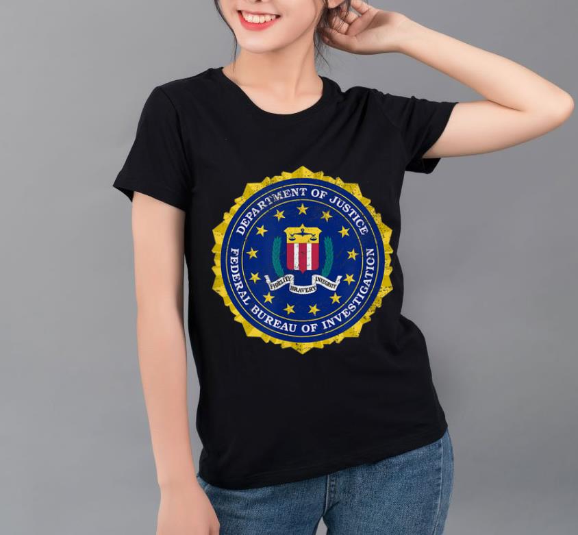 Awesome FBI Halloween Costume Federal Government Emblem Seal shirt