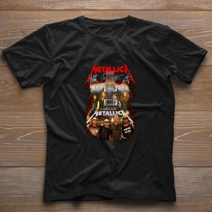 Awesome Metallica signatures guitarist shirt