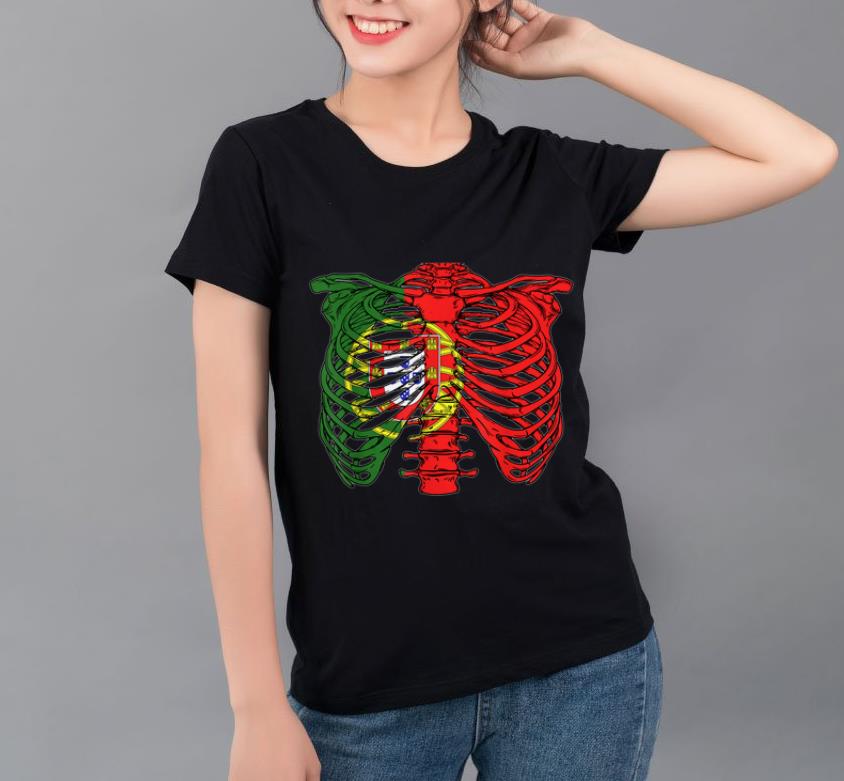 Awesome Skeleton Portugal Halloween Portuguese shirt