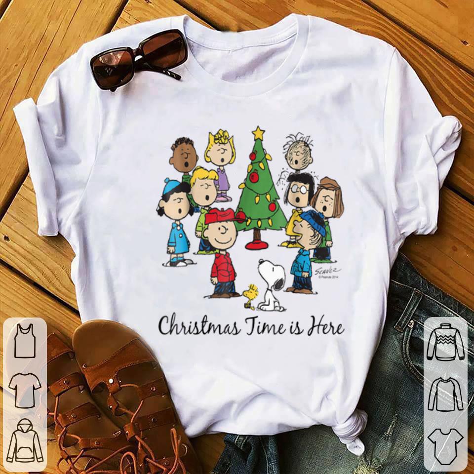 Awesome Snoopy Peanuts Christmas Time Is Here shirt, hoodie, sweater