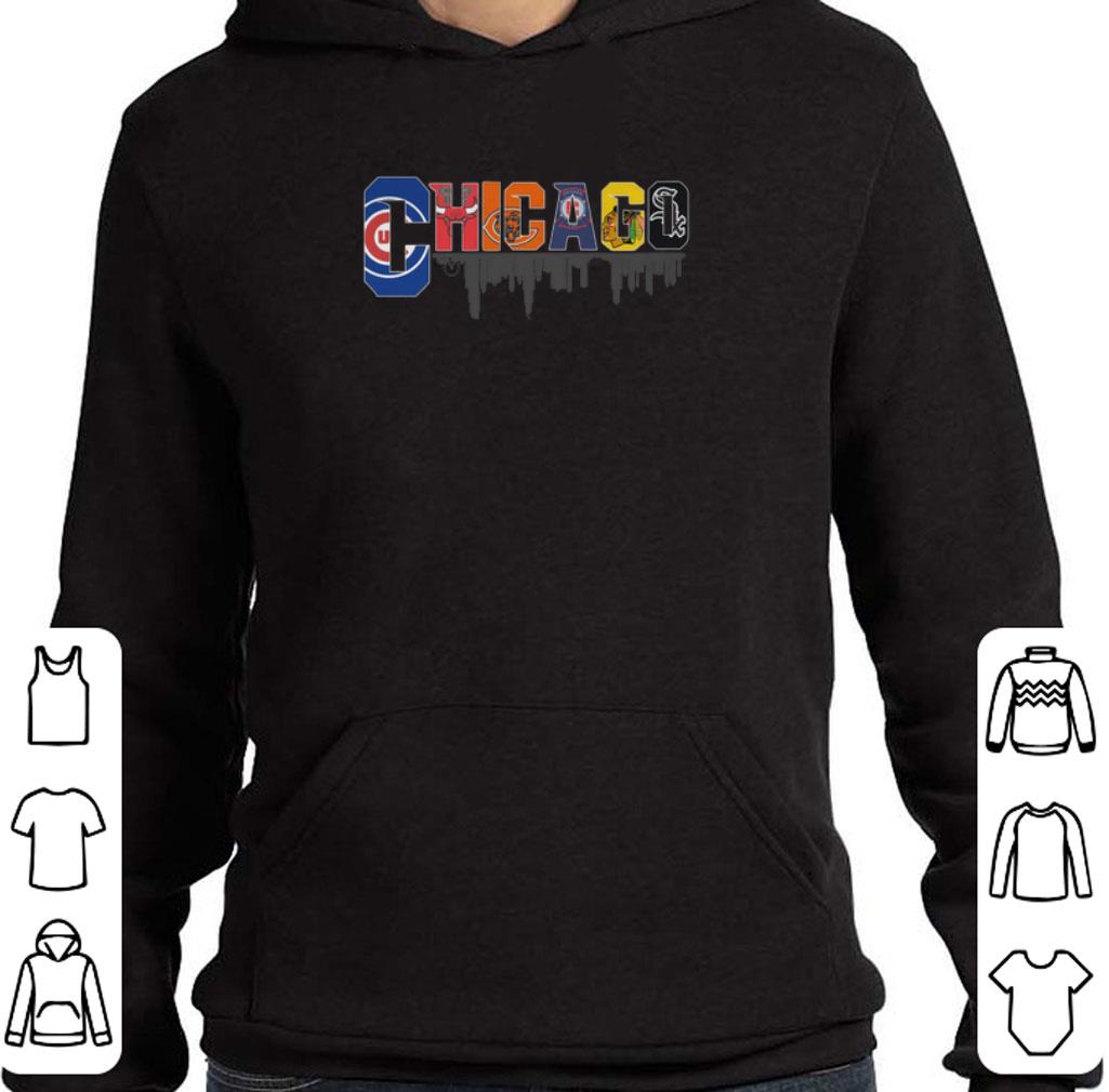 Funny Chicago Sport Teams Cubs Bulls Bears Blackhawks White Sox shirt
