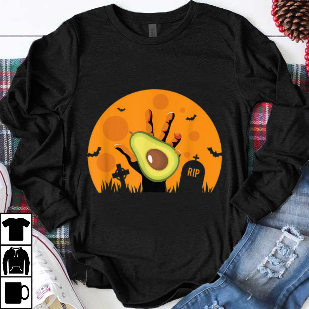 Hot Avocado Halloween Zombie Food shirt