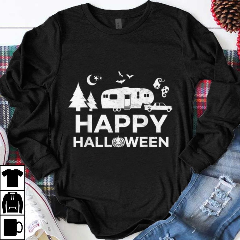 Hot Happy Halloween Camping Fifth Wheel Camper RV Vacation shirt