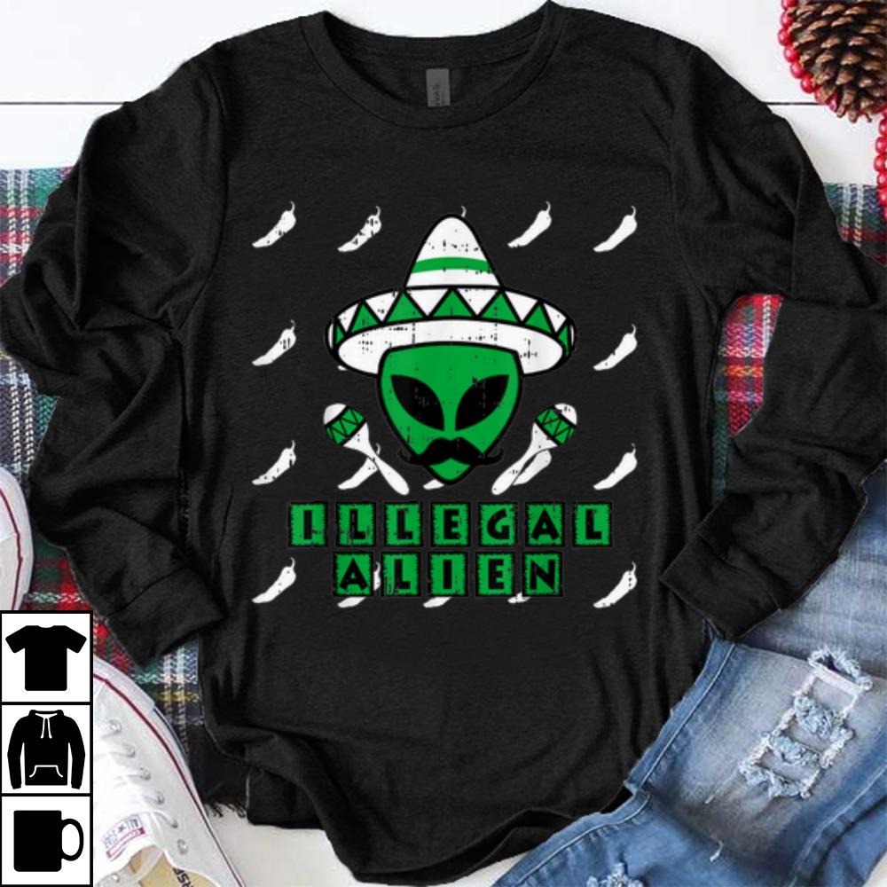 Hot Martian Illegal Alien Mexican Area-51 Funny Halloween Gift shirt