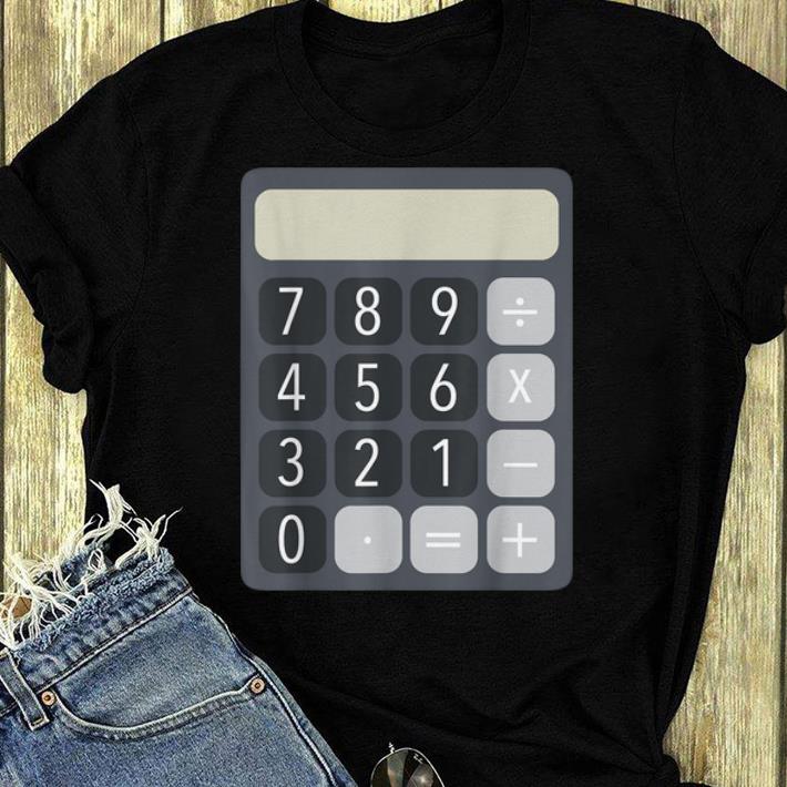 Official Calculator costume funny for Halloween shirt