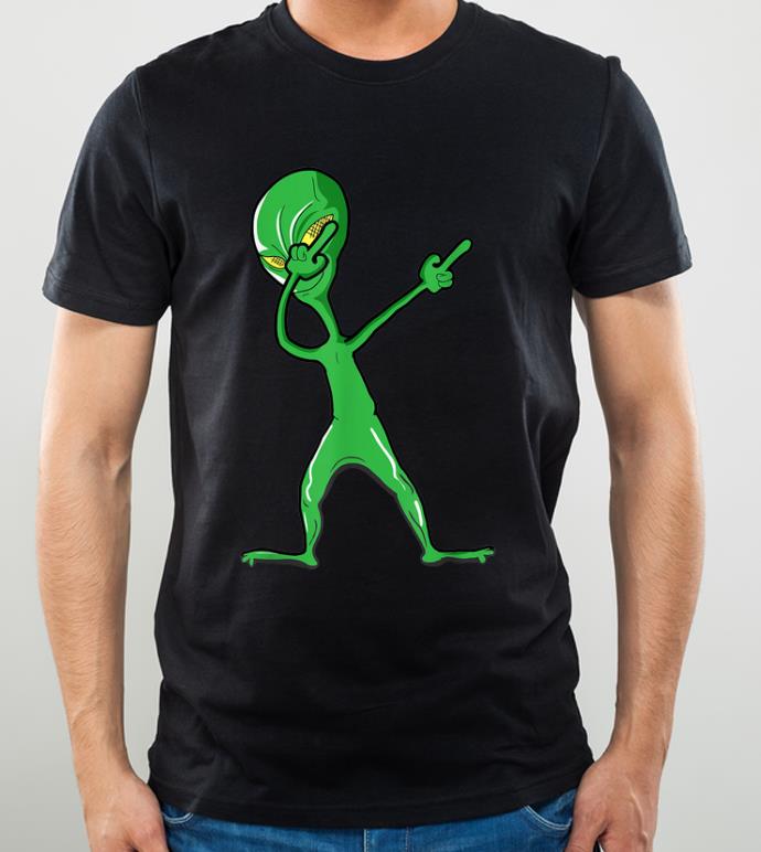 Official Dabbing Alien Halloween Costume Funny Gift for Boy Kids Mens shirt