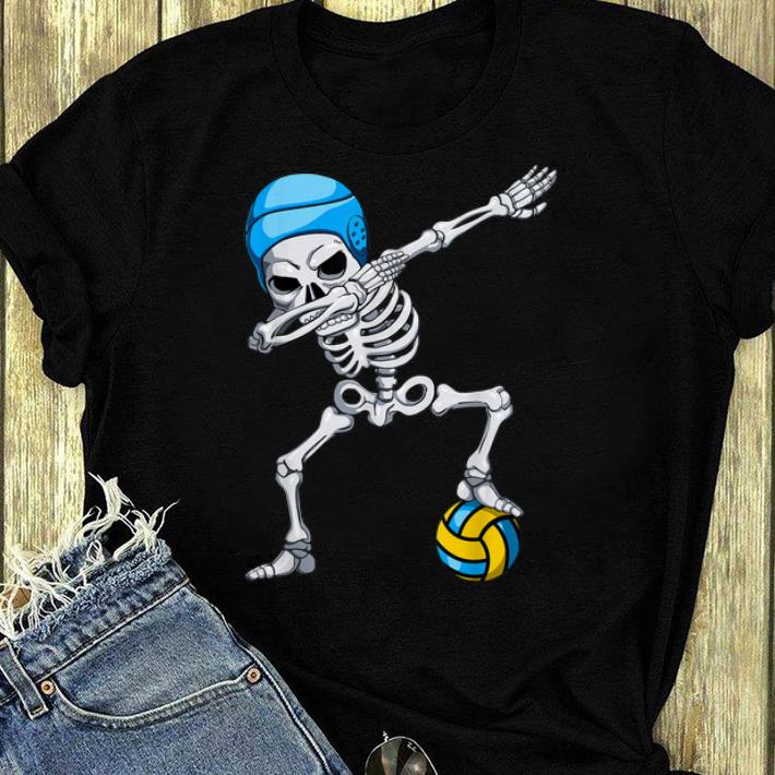 Official Halloween Dabbing Skeleton Water Polo Youth Apparel Boy Kid shirt