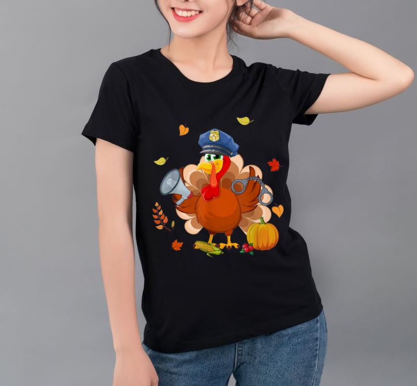 Official Police Turkey Thanksgiving Gift shirt