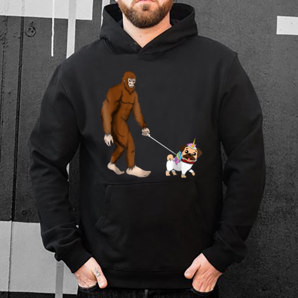 Original Bigfoot Pug Lover Unicorn Birthday Christmas Gifts shirt