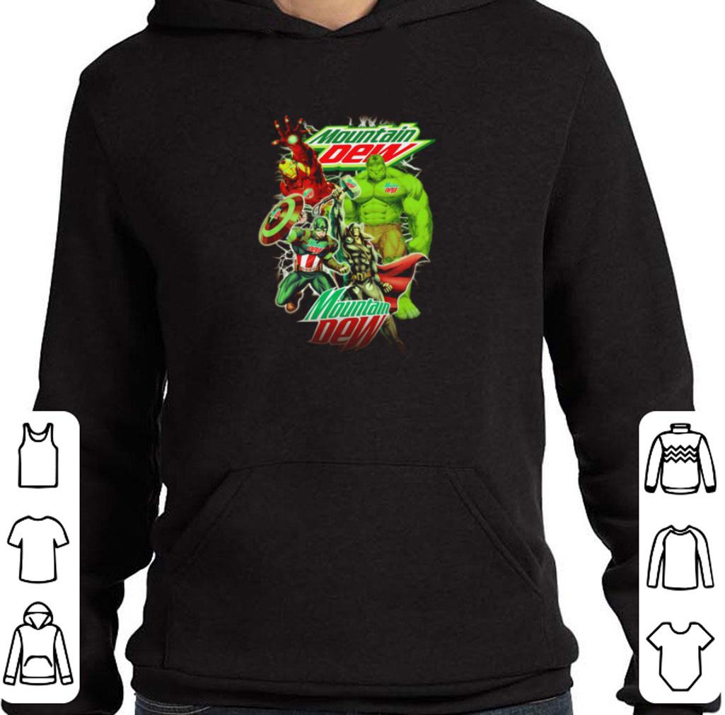 Premium Mountain Dew Avengers Marvel shirt
