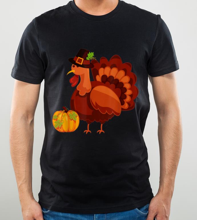 Pretty Turkey Pilgrim Cute Thanksgiving shirt