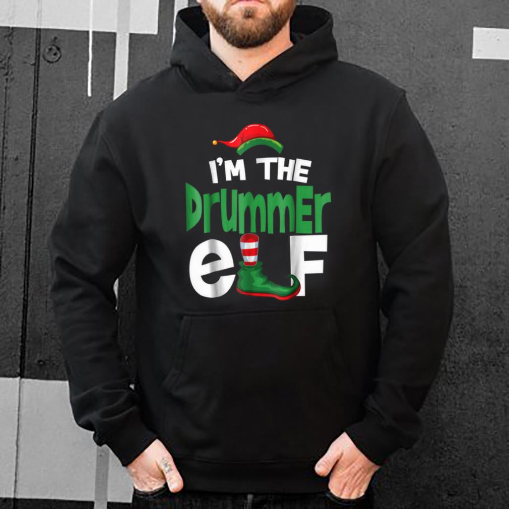 Top I'm The Drummer Elf Christmas Family Matching PJ shirt