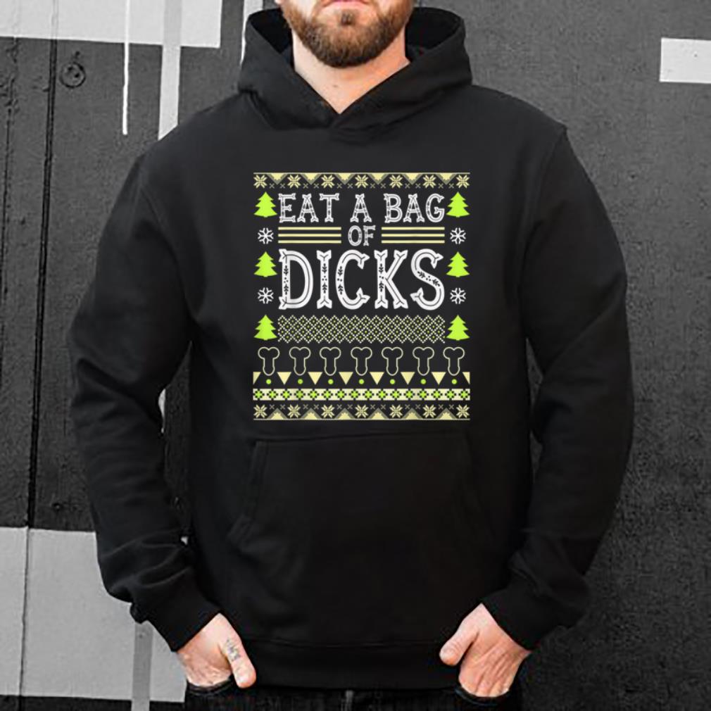 Top Inappropriate Christmas Funny XMas EAT A BAG OF DICKS shirt
