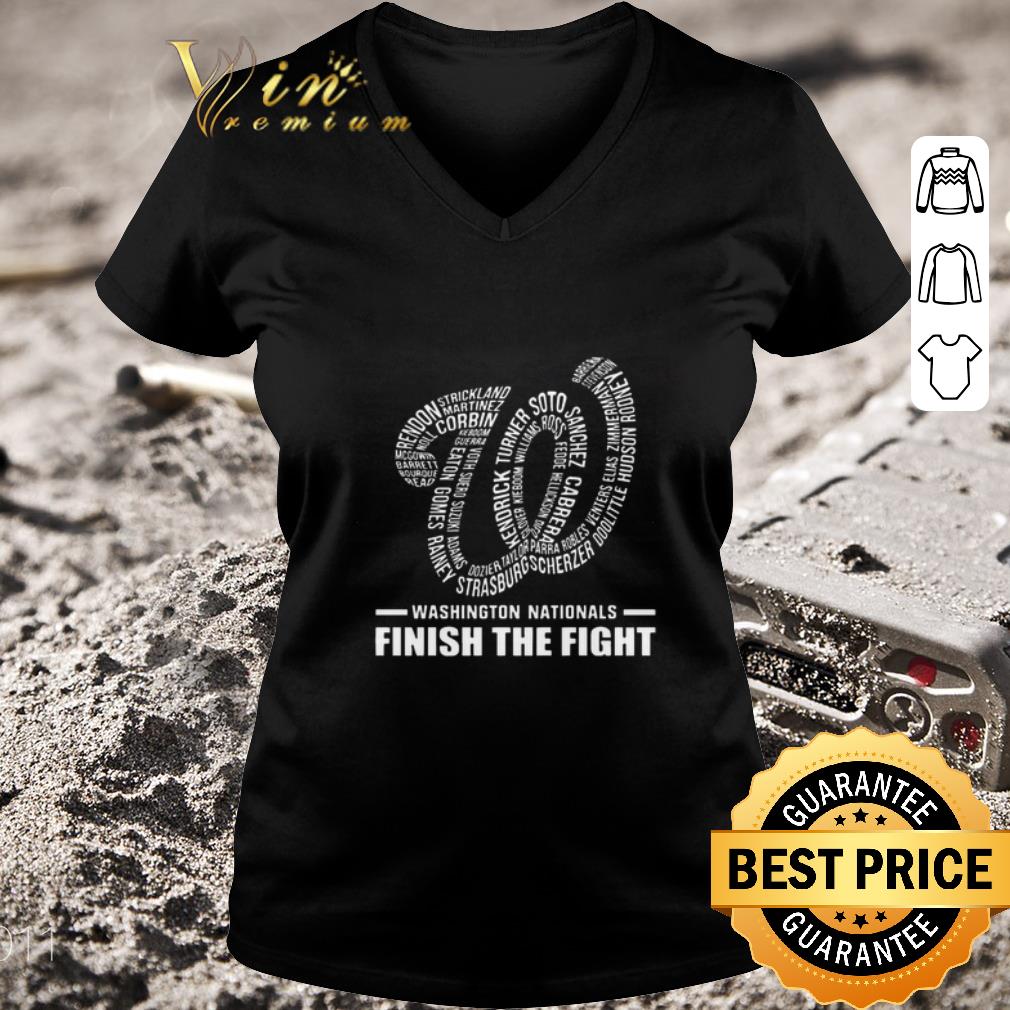 Top Washington Nationals finish the fight shirt, hoodie, sweater