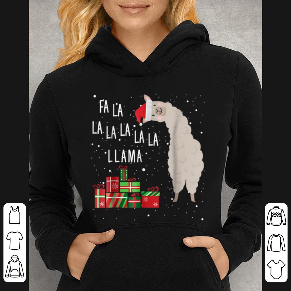 Awesome Fa La La Llama - Llama Christmas Women Men Kids shirt