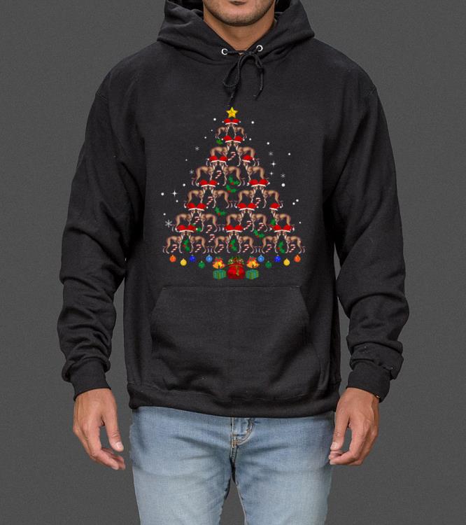Funny Italian Greyhound Christmas Tree sweater
