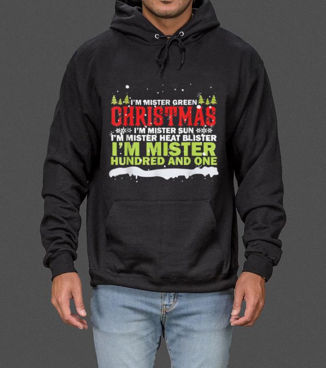 Heat Funny Green Christmas Miser Merry Xmas sweater