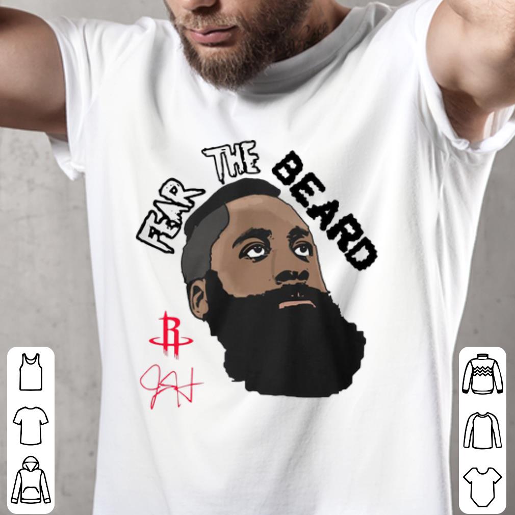 Hot Fear The Beard James Harden shirt, hoodie, sweater, longsleeve t-shirt