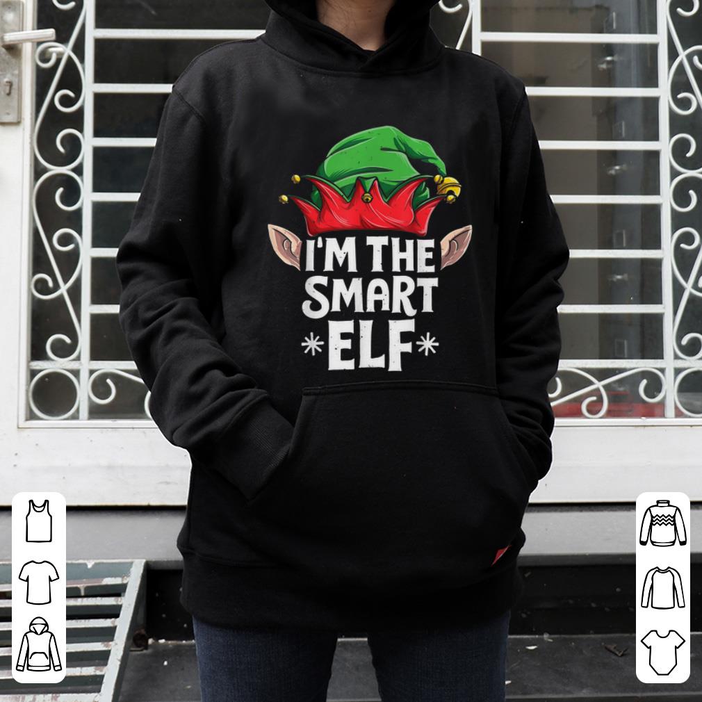 Hot I'm The Smart Elf Funny Christmas Family Matching Pajamas shirt