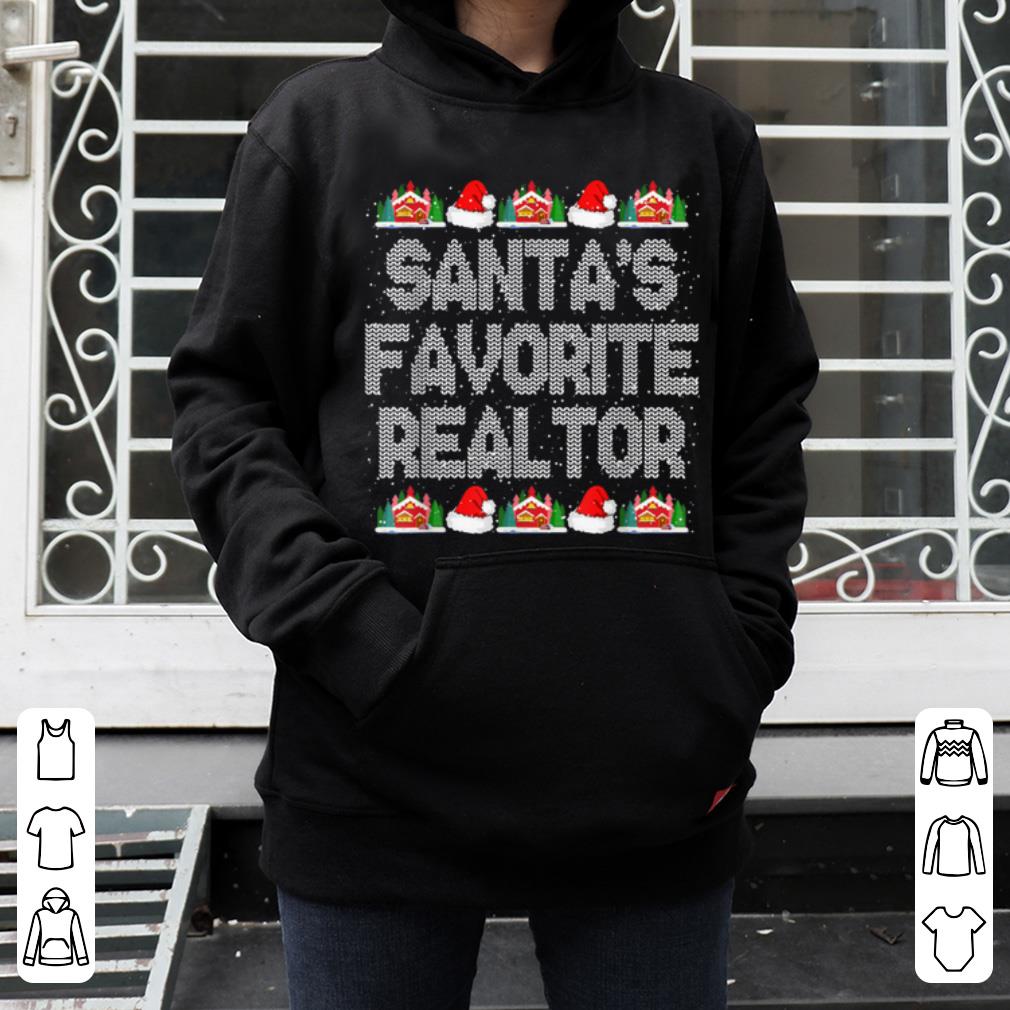 Hot Santas Favorite Realtor Christmas Gift for Real Estate Agent sweater