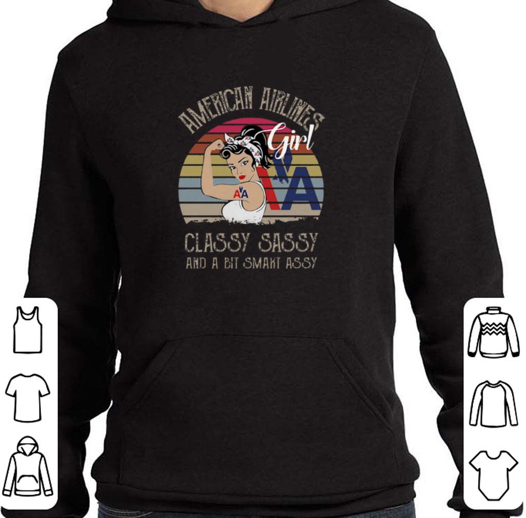 Nice American Airlines Girl Classy Sassy And A Bit Smart Assy Vintage shirt
