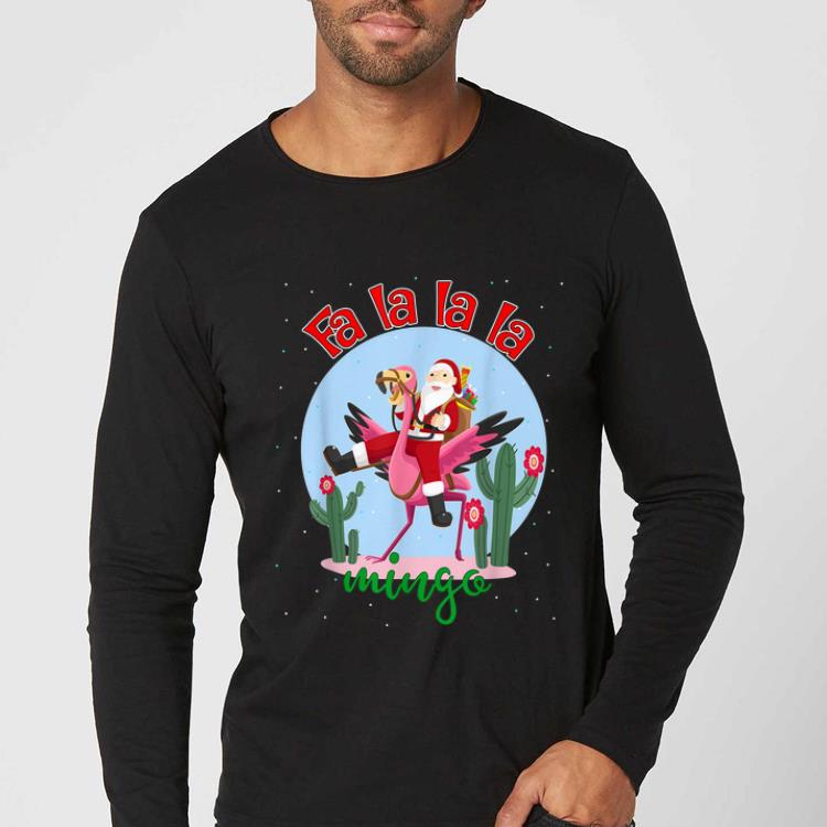 Nice Fall Mingo Cute Flamingo Christmas Holiday Flamingo shirt