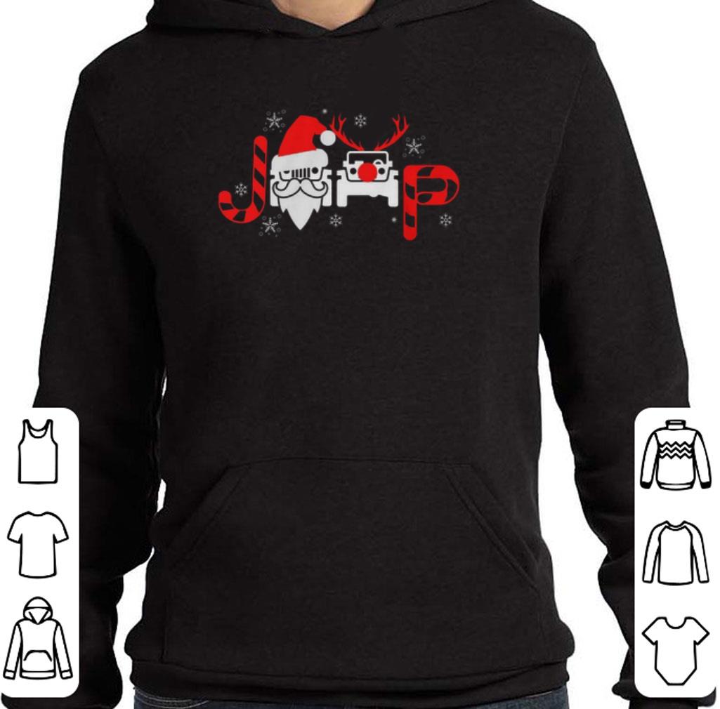 Nice Jeep Santa reindeer Christmas shirt