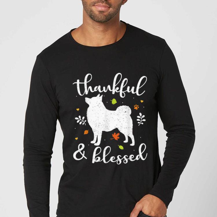 Nice Schipperke Thanksgiving Dog Thankful Blessed Mom Gift shirt