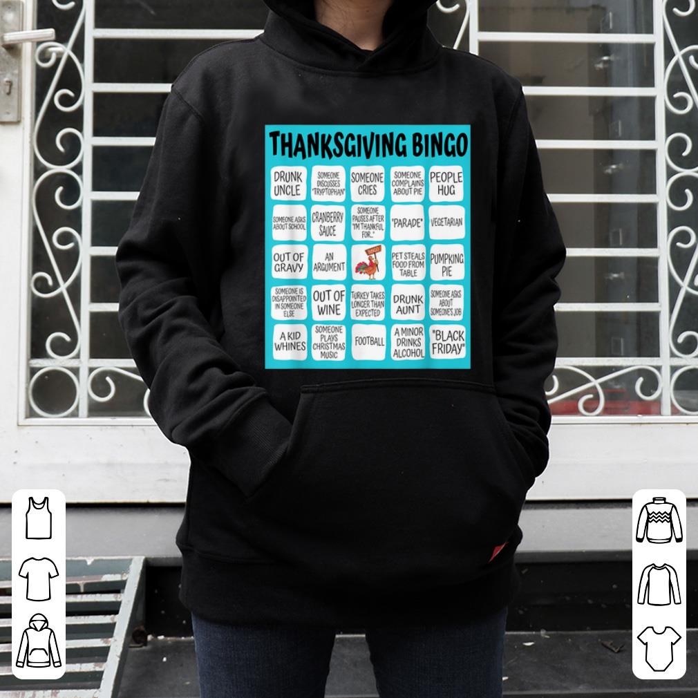 Nice Thanksgiving Bingo on Thanksgiving shirt