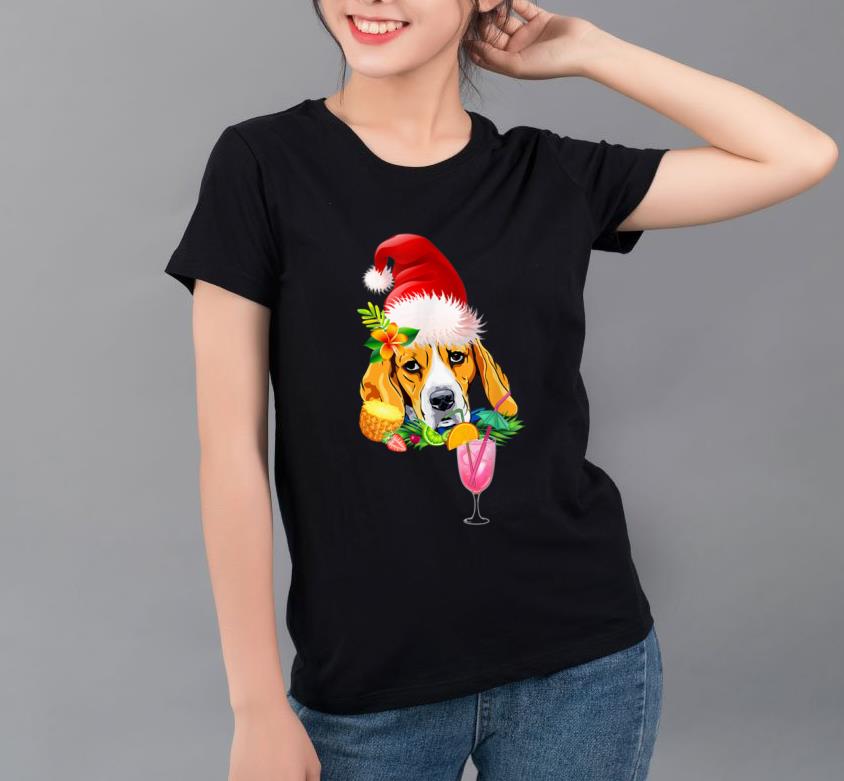 Official Funny Beagle Tropical Christmas Hawaii shirt
