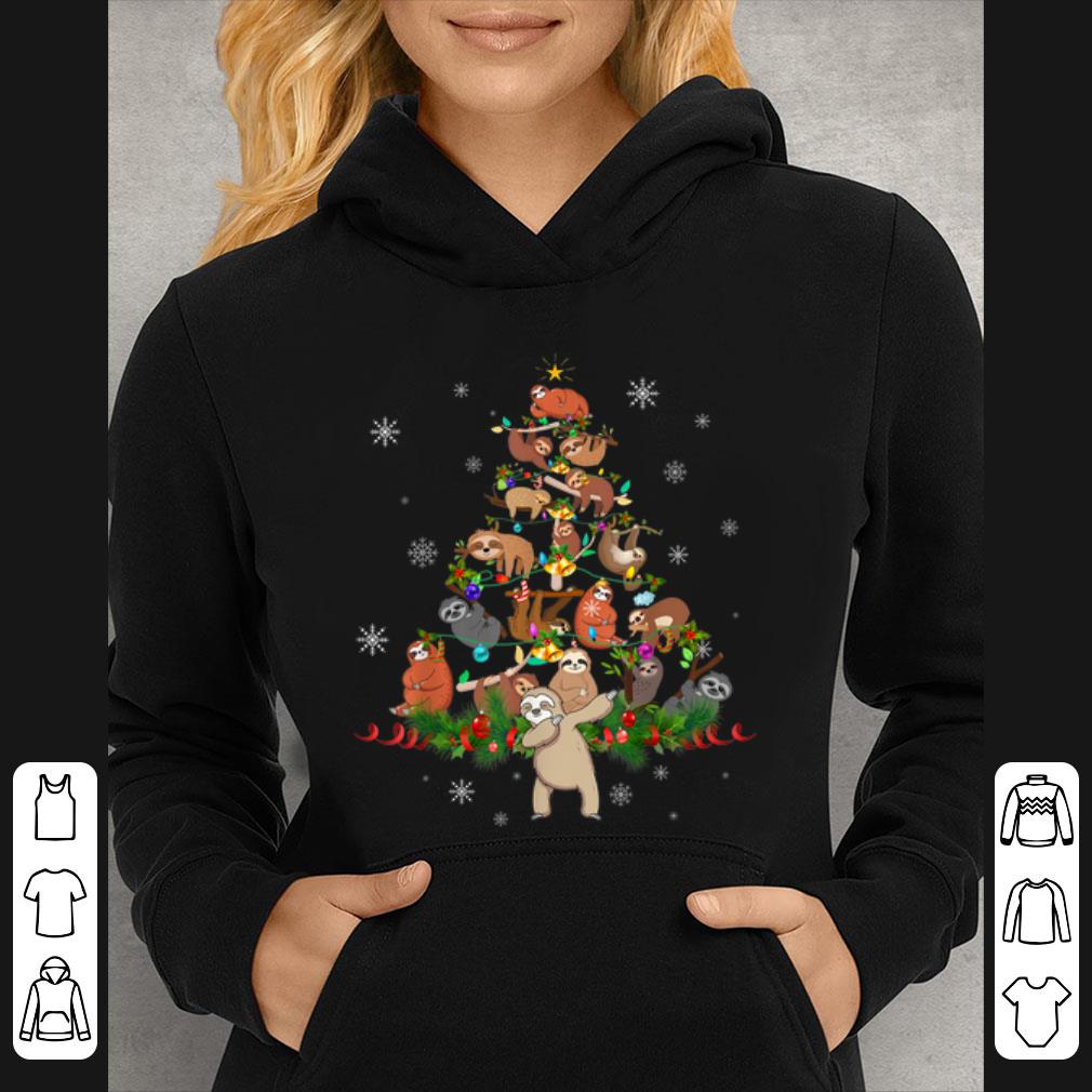 Official Sloth Christmas Tree Lights Funny Sloth Xmas Gift T-Shirt B07ZQJB37W.png