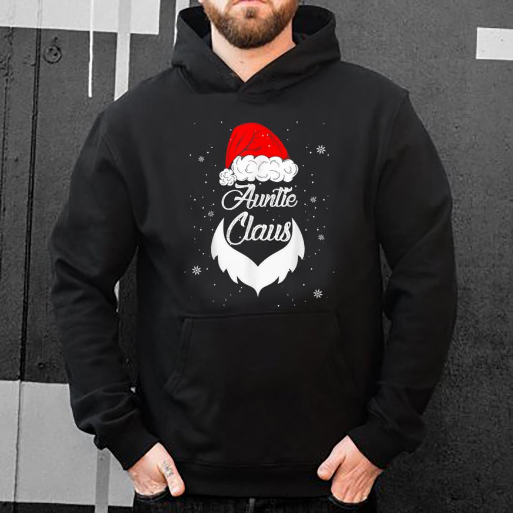 Original Funny Christmas Auntie Santa Hat Matching Family Xmas Gifts sweater