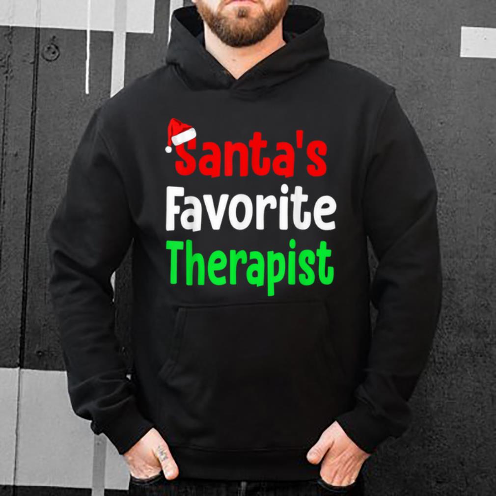 Original Santa's Favorite Therapist Funny Ugly Christmas sweater