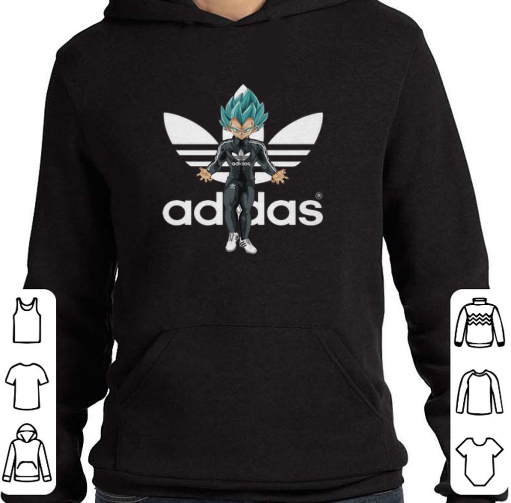 Pretty Adidas Vegeta Super Saiyan Blue shirt