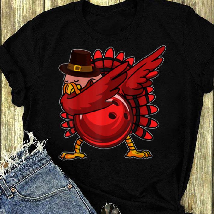 Pretty Dabbing Turkey Thanksgiving Bowling Thanksgiving Gift shirt