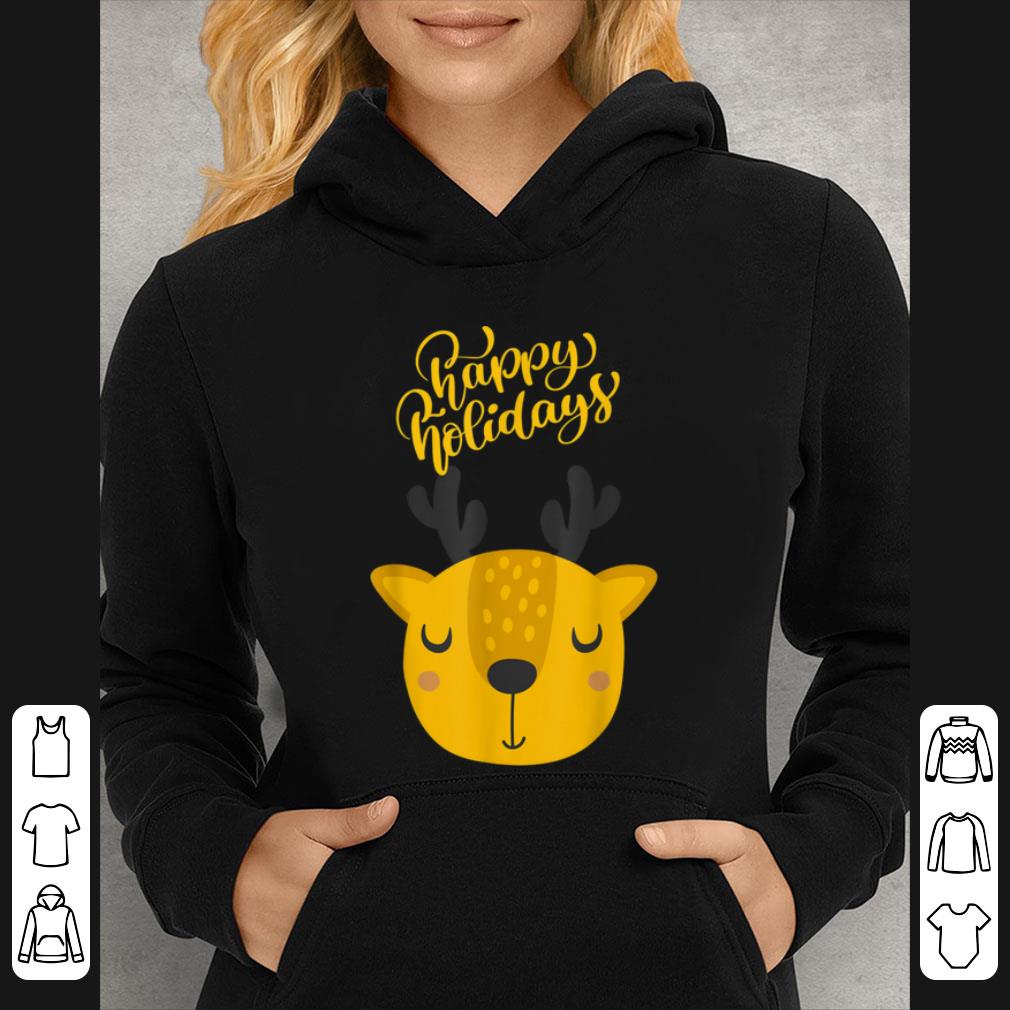 Pretty Lovely Deer Happy Holidays 2020 - Christmas Pajama shirt