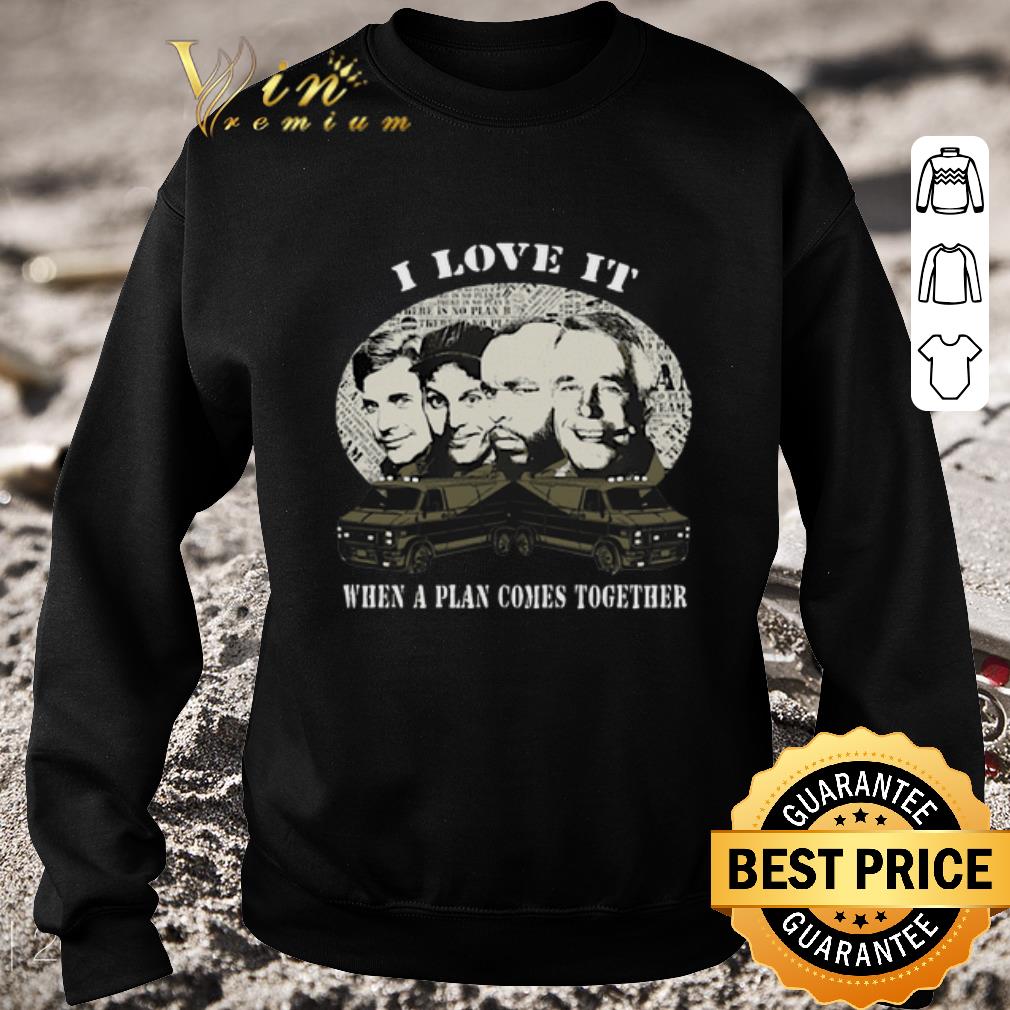 Top A Team Hannibal I love it when a plan comes together shirt