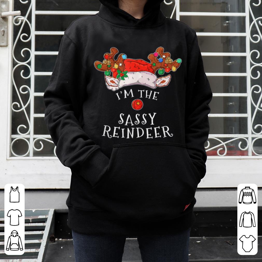 Top I'm The Sassy Reindeer Matching Family Group Christmas sweater