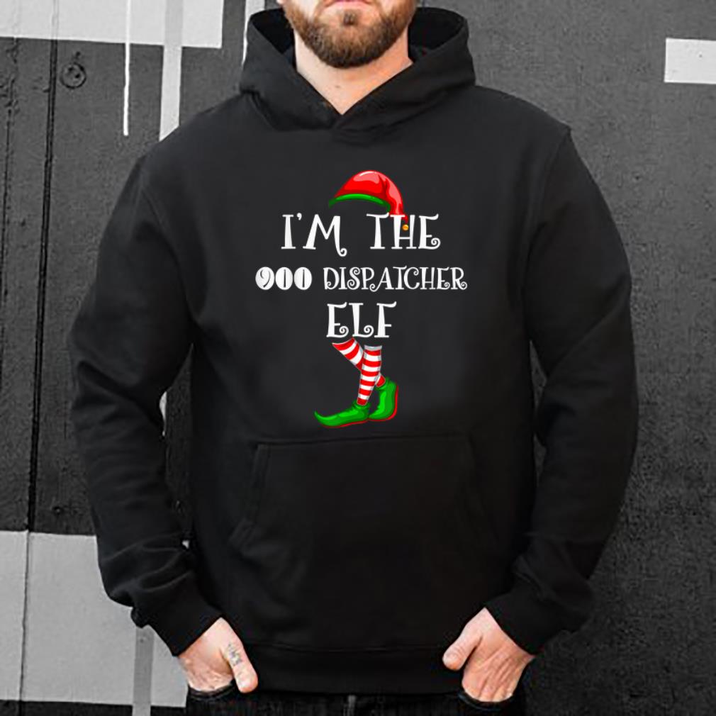 Top I'm the 911 DISPATCHER ELF Matching Family Group Christmas shirt